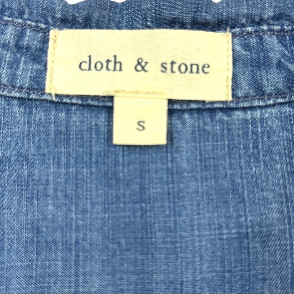 Anthropologie Cloth And Stone Tencel Mini Dress - Picture 7 of 8